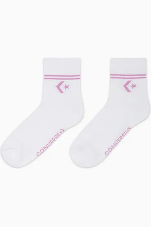 Converse 2-Pack Double Stripe Ankle Socks