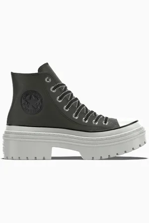 Converse Custom Chuck Taylor Lugged Heel Platform Leather By You