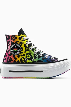 Converse Chuck Taylor Lift Double Stack Platform Pride