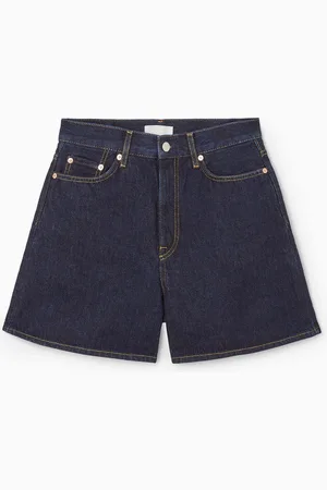 COS Shorts In Denim A Vita Alta