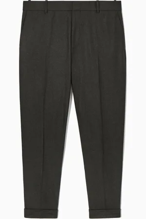 COS Pantaloni In Lana Affusolati Con Risvolto
