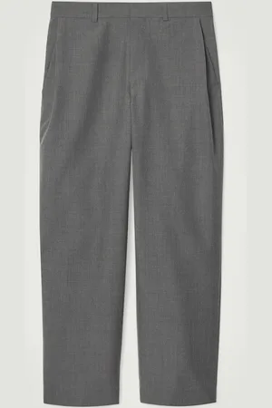 COS Pantaloni In Hopsack Di Lana A Gamba Larga