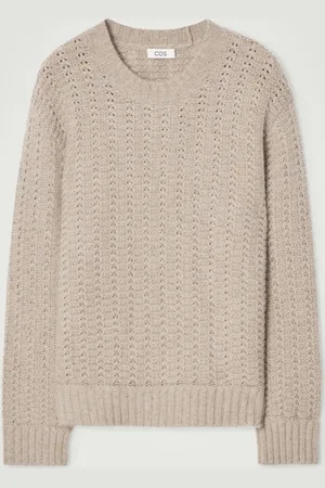 COS Maglione Rilassato E Traforato In Puro Cashmere