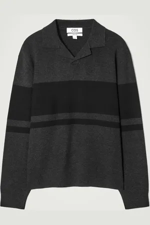 COS Polo A Righe In Maglia Doppiata