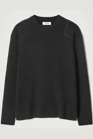 COS Maglione In Misto Lana Con Toppe