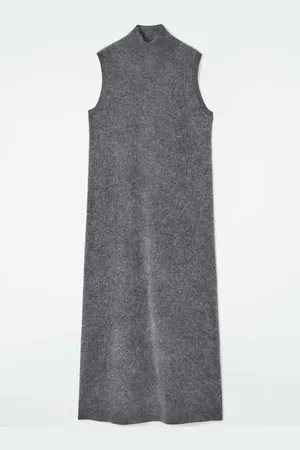 COS Abito Maxi In Cashmere Spazzolato