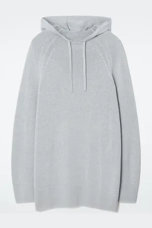 COS Felpa Con Cappuccio In Maglia Di Misto Lino