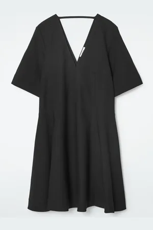 COS Voluminoso Mini Abito Con Scollo A V