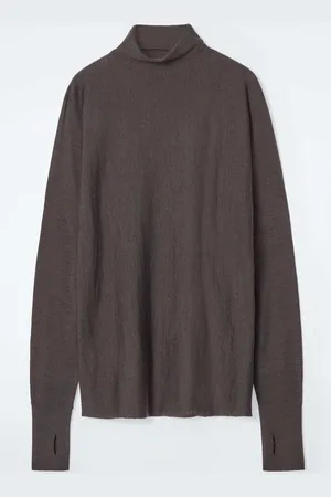 COS Maglione Con Collo A Imbuto In Lana Merino