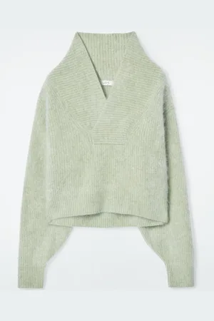 COS Maglione Con Collo A Imbuto In Cashmere Spazzolato
