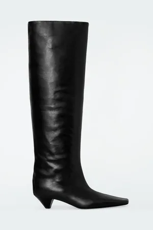 COS Stivali Slouchy Al Ginocchio In Pelle