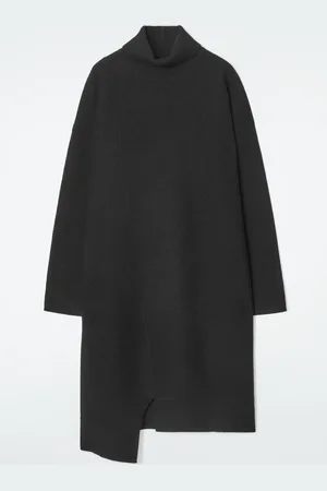 COS Abito Asimmetrico In Lana Merino