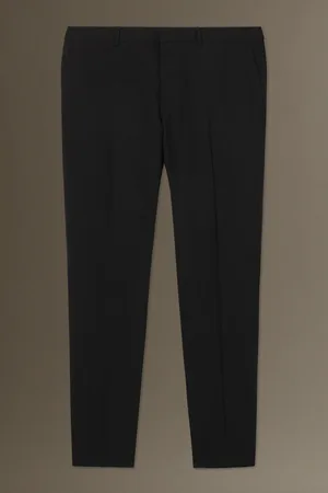 COS Pantaloni Slim Affusolati In Hopsack Di Lana