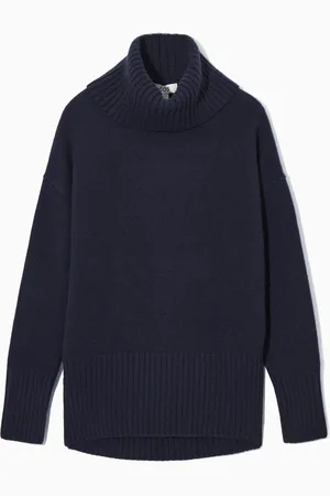 COS Maglione Oversize In Puro Cashmere A Collo Alto