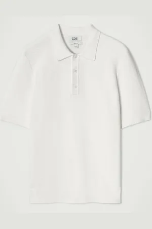 COS Polo In Maglia Di Cotone Testurizzata