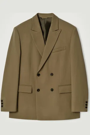 COS Blazer Doppiopetto In Lana Dal Taglio Rilassato
