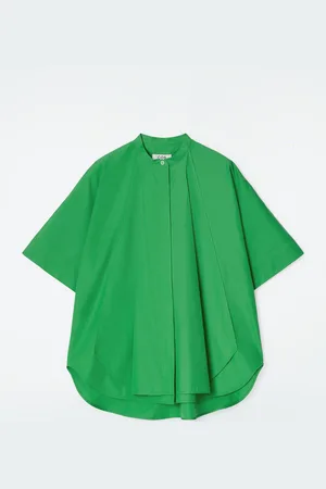 COS Camicia Oversize In Cotone Con Orlo Curvo