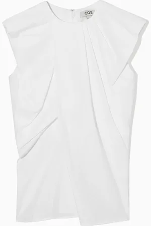 COS Top Senza Maniche Drappeggiato