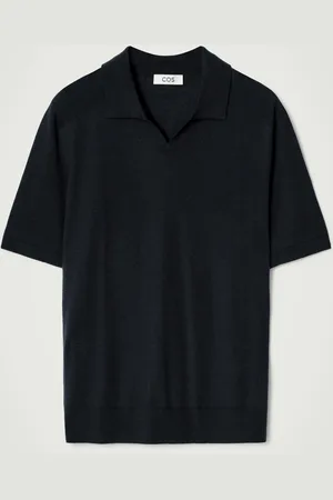 COS Polo In Cashmere Fine Con Colletto Aperto