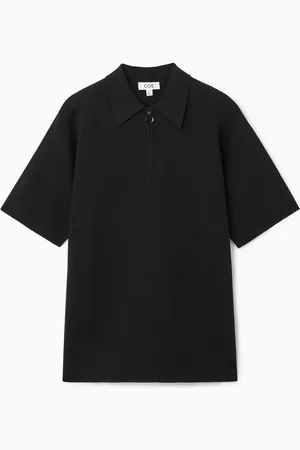 COS Polo In Maglia Double Face Con Cerniera