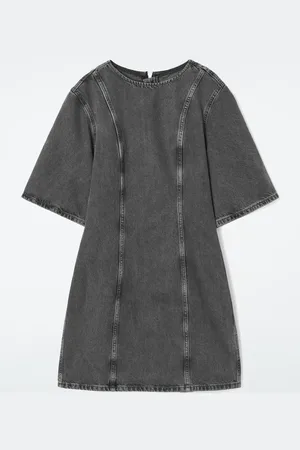 COS Mini Abito In Denim A Pannelli