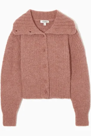 COS Cardigan In Misto Alpaca Colletto Alla Francese