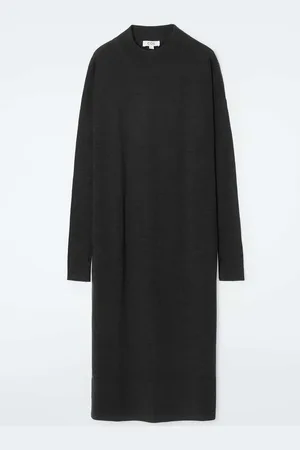 COS Abito Midi In Lana Merino