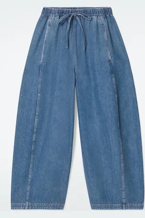 COS Pantaloni Barrel In Denim Con Coulisse