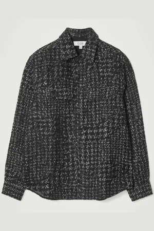 COS Overshirt Bouclé Pied-De-Poule in