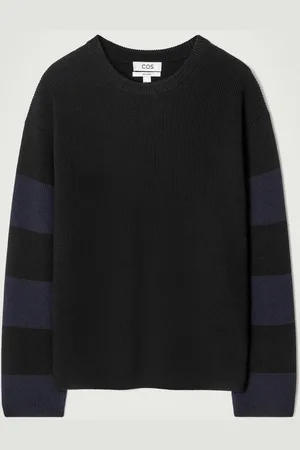 COS Maglione In Lana Merino A Righe