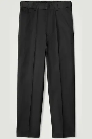 COS Pantaloni In Cotone Gamba Dritta Taglio Rilassato