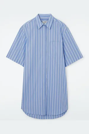 COS Mini Chemisier In Popeline Dal Taglio Oversize