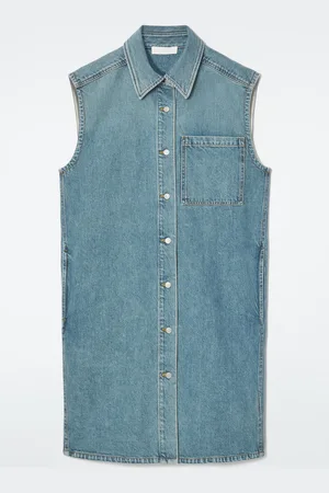 COS Mini Chemisier In Denim Senza Maniche