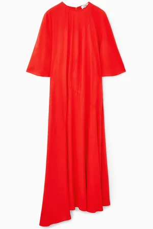 COS Abito Midi Asimmetrico Drappeggiato
