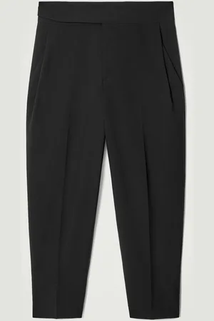 COS Pantaloni Affusolati Rilassati Hopsack Con Cintura