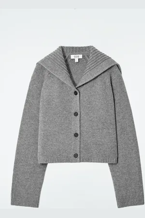 COS Cardigan In Lana Con Colletto Alla Marinara