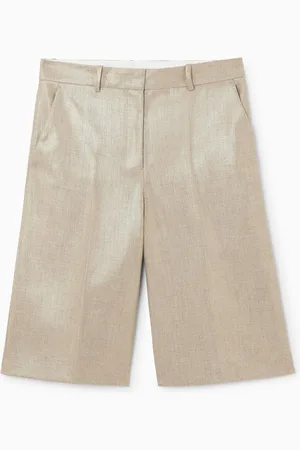 COS Bermuda In Hopsack Metallizzato