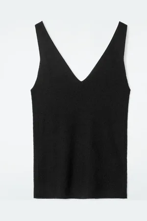 COS Canotta Slim In Cashmere A te
