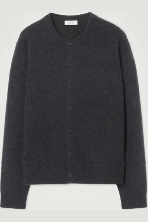 COS Cardigan Girocollo In Cashmere Cotto
