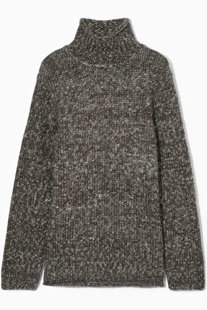 COS Maglione Dolcevita In Lana Mouliné