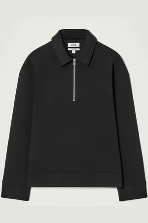 COS Polo In Jersey Di Scuba Con Mezza Cerniera