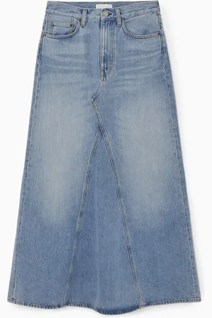 COS Maxi Gonna In Denim A Pannelli