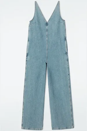 COS Tuta In Denim Con Scollo A V