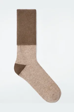 COS Calzini In Lana E Cashmere Con Bordo Ripiegato