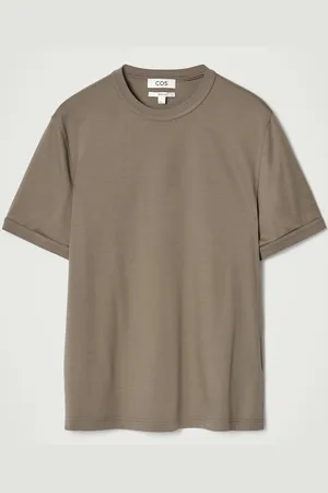 COS T-Shirt In Cotone Mercerizzato Taglio Regolare in