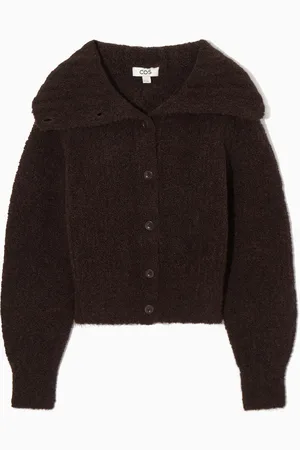 COS Cardigan In Misto Alpaca Colletto Alla Francese
