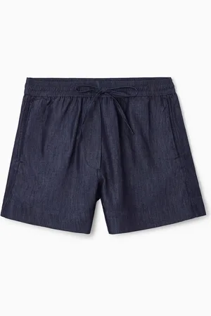 COS Shorts In Denim Con Coulisse