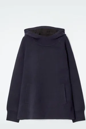 COS Felpa Oversize In Lana Doppiata Con Cappuccio
