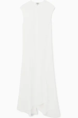 COS Maxi Abito Asimmetrico Drappeggiato