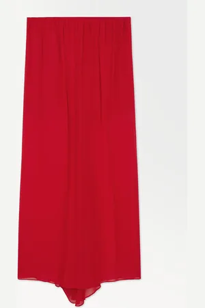 COS Maxi Gonna In Chiffon Di Seta Increspato
